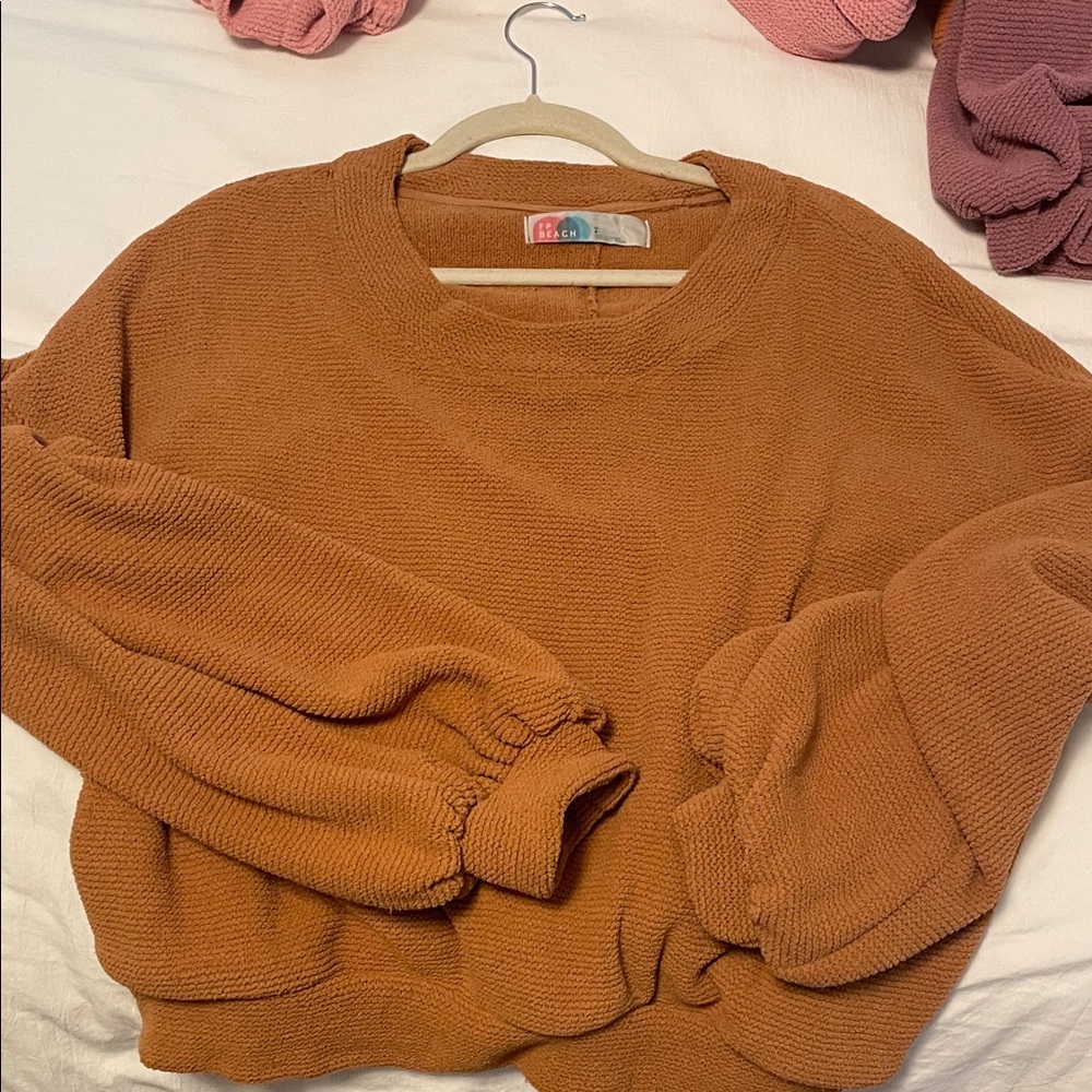 Cozy Orange Sweater